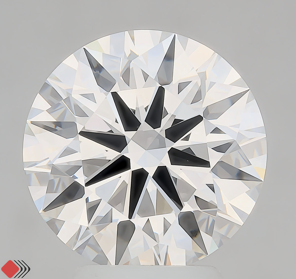 Round Lab Created Diamond