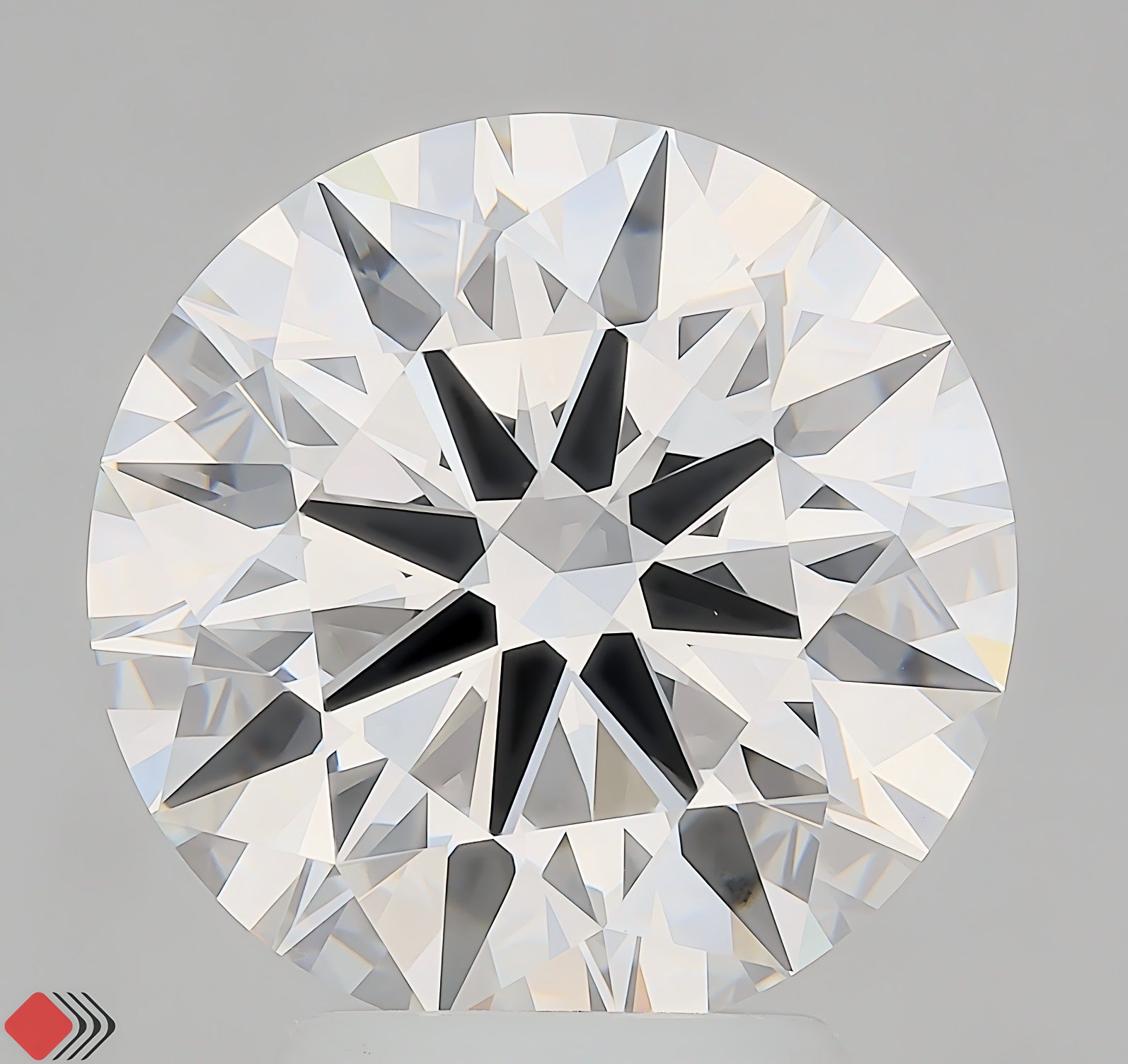 Round Lab Created Diamond