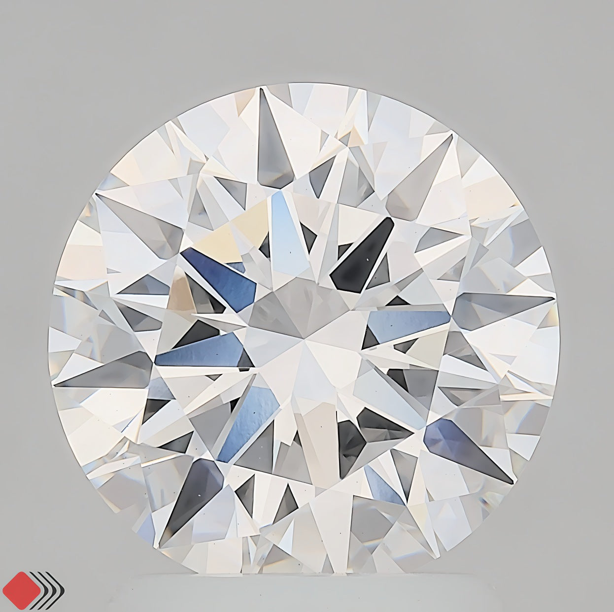 Round Lab Created Diamond