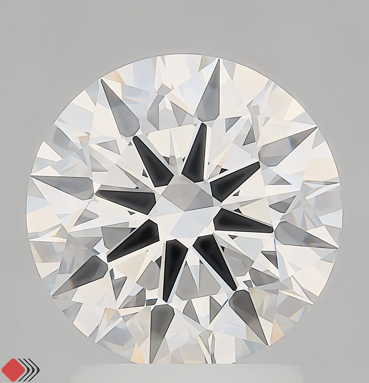 Round Lab Created Diamond