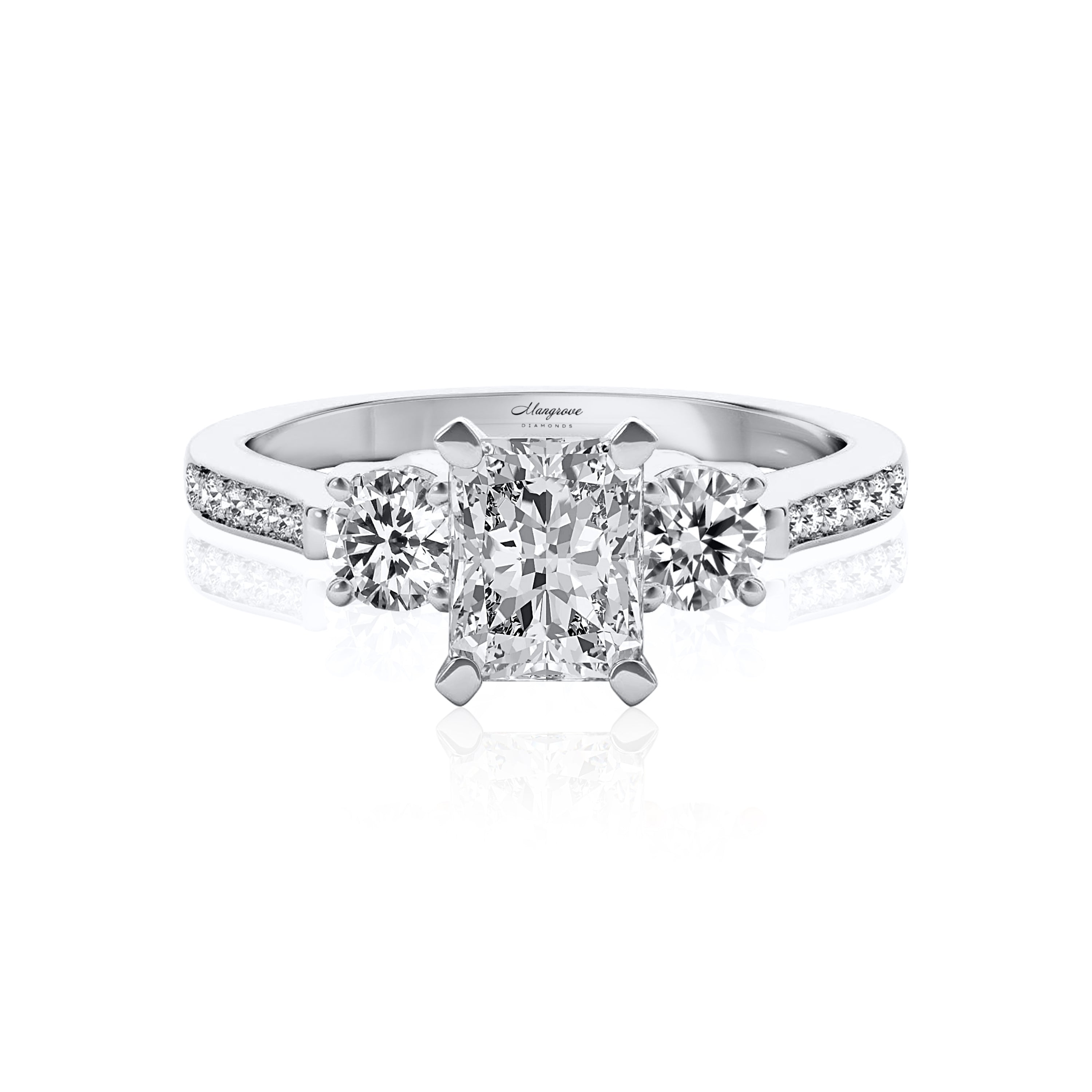 #Metal_14K White Gold#Prong_Standard#Shape_Radiant#Metal_18K White Gold#Metal_Platinum