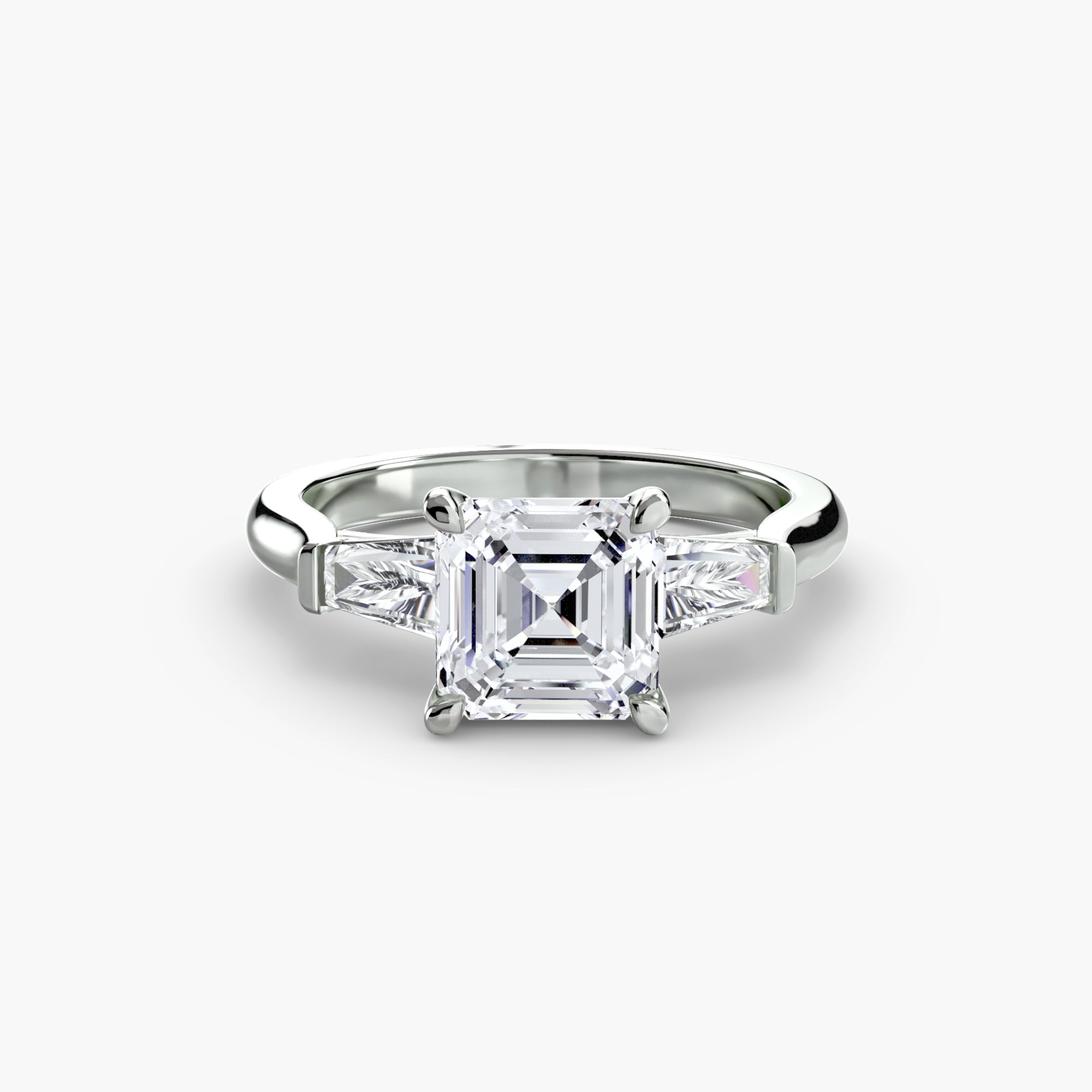 Split Élan Pavé Solitaire