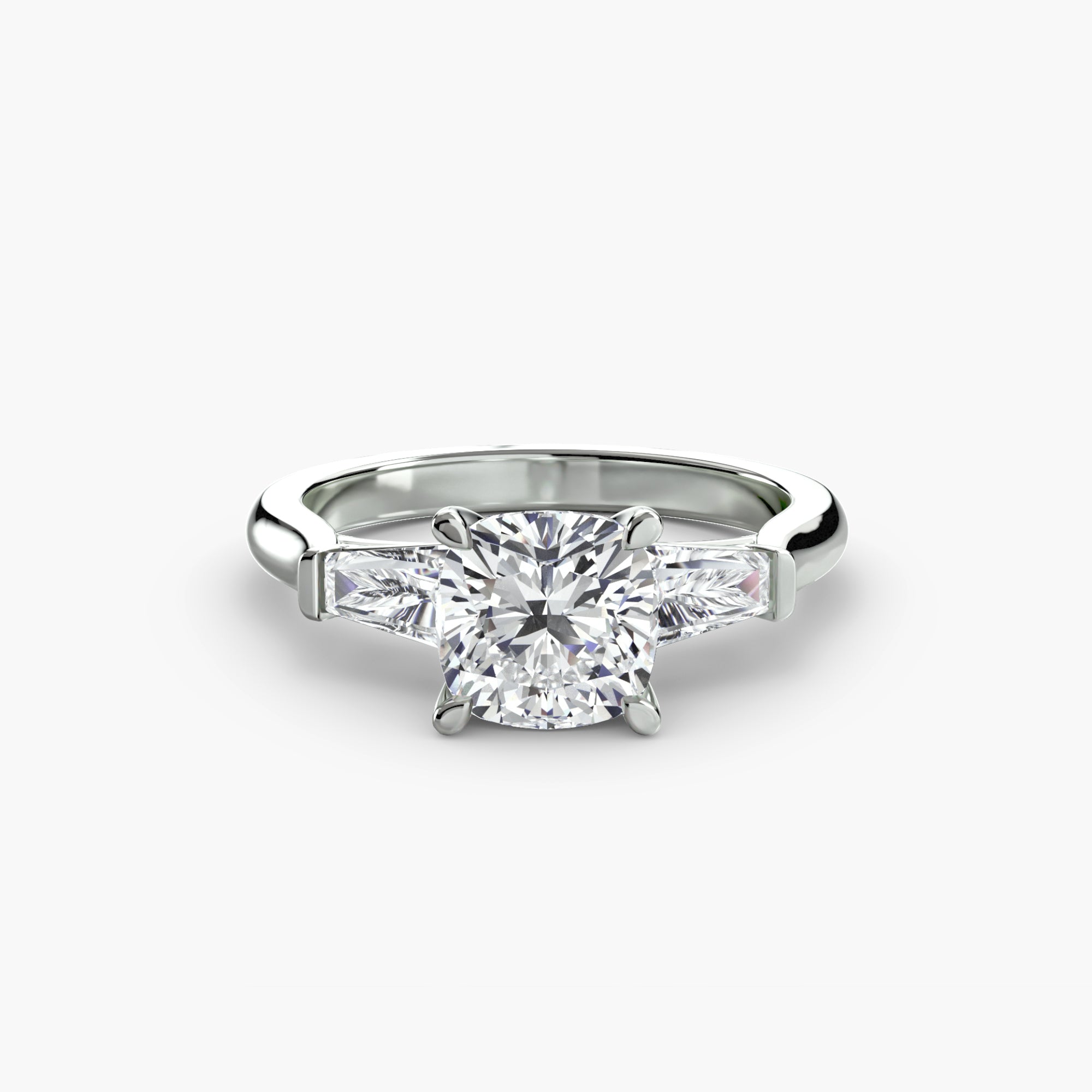 Split Élan Pavé Solitaire