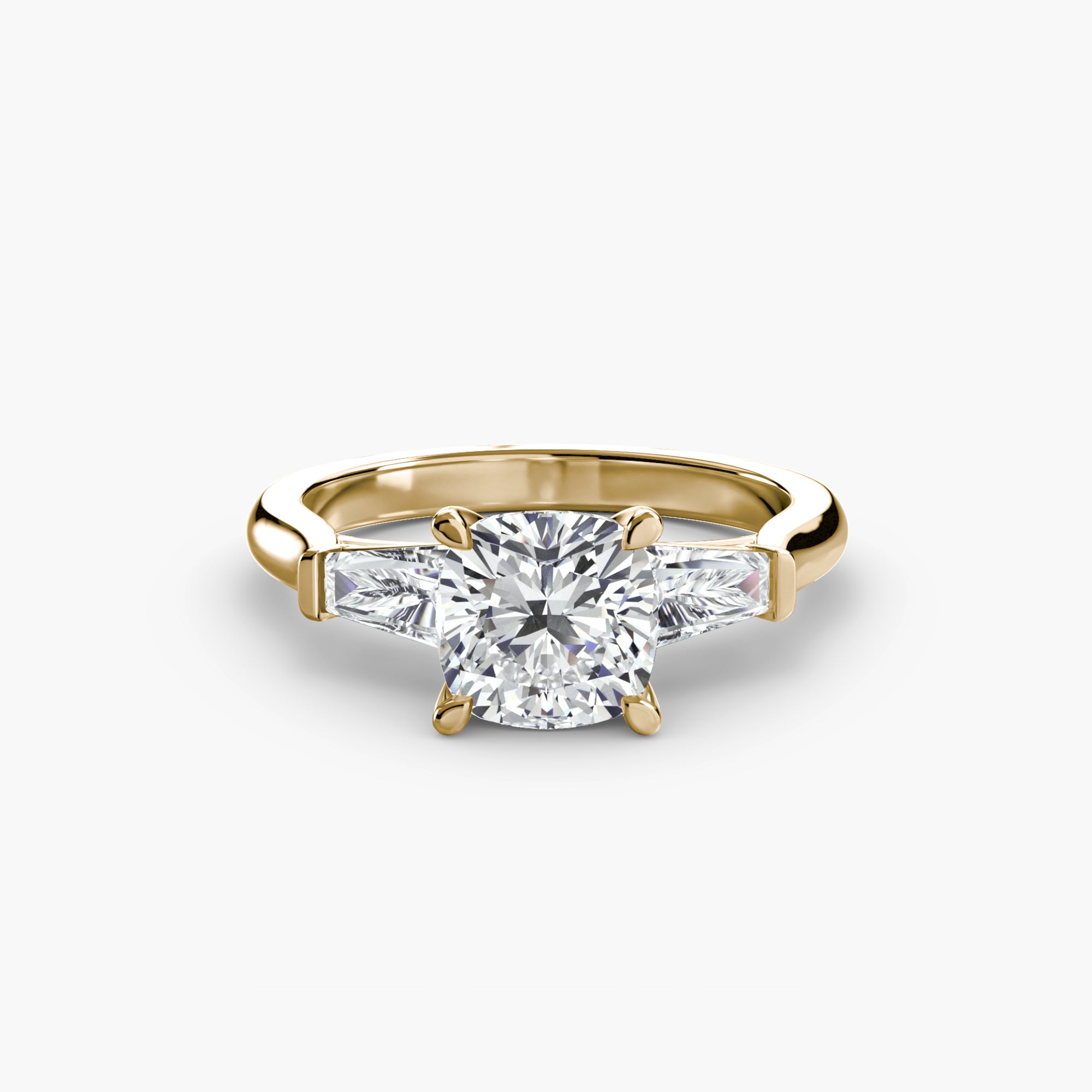 Split Élan Pavé Solitaire