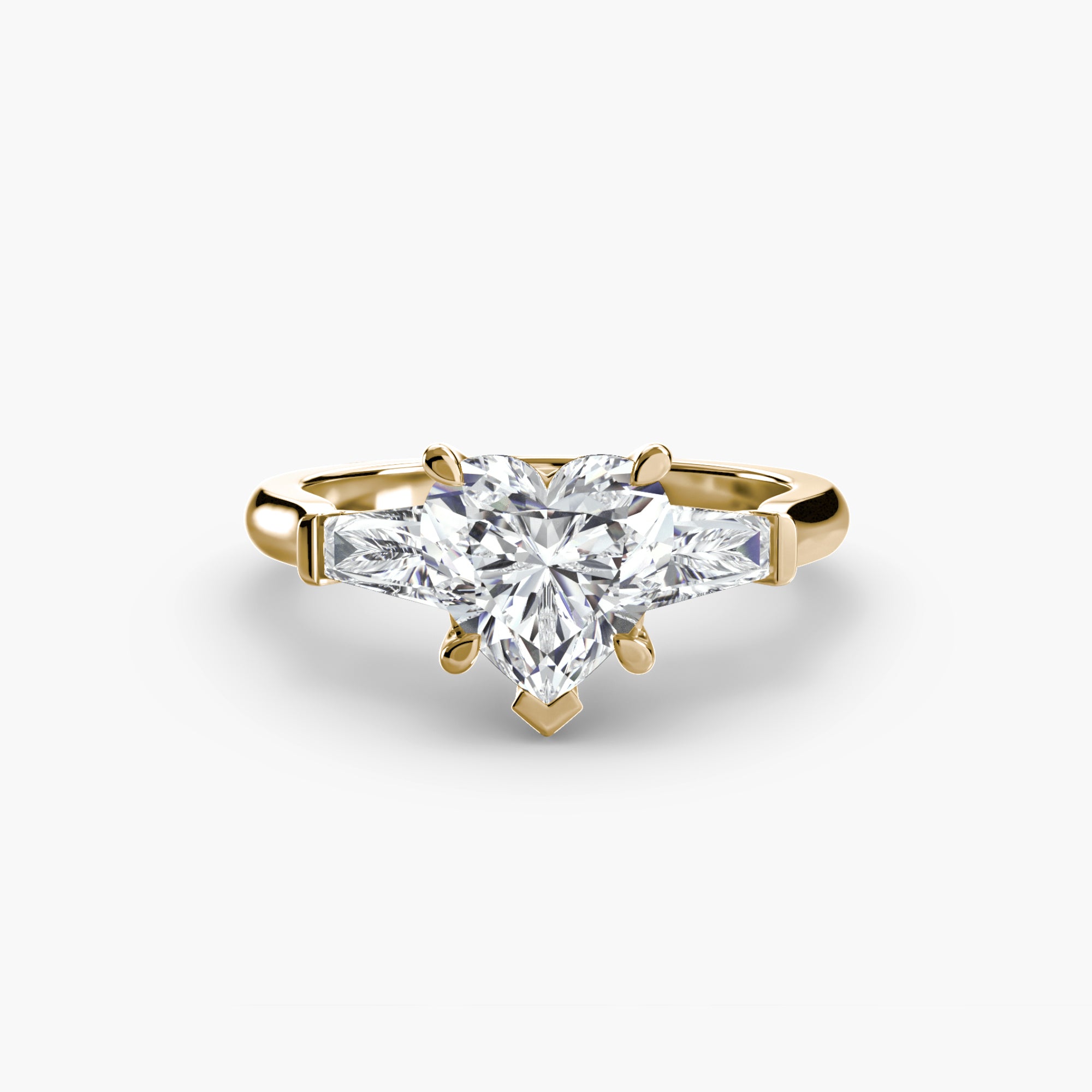 Split Élan Pavé Solitaire