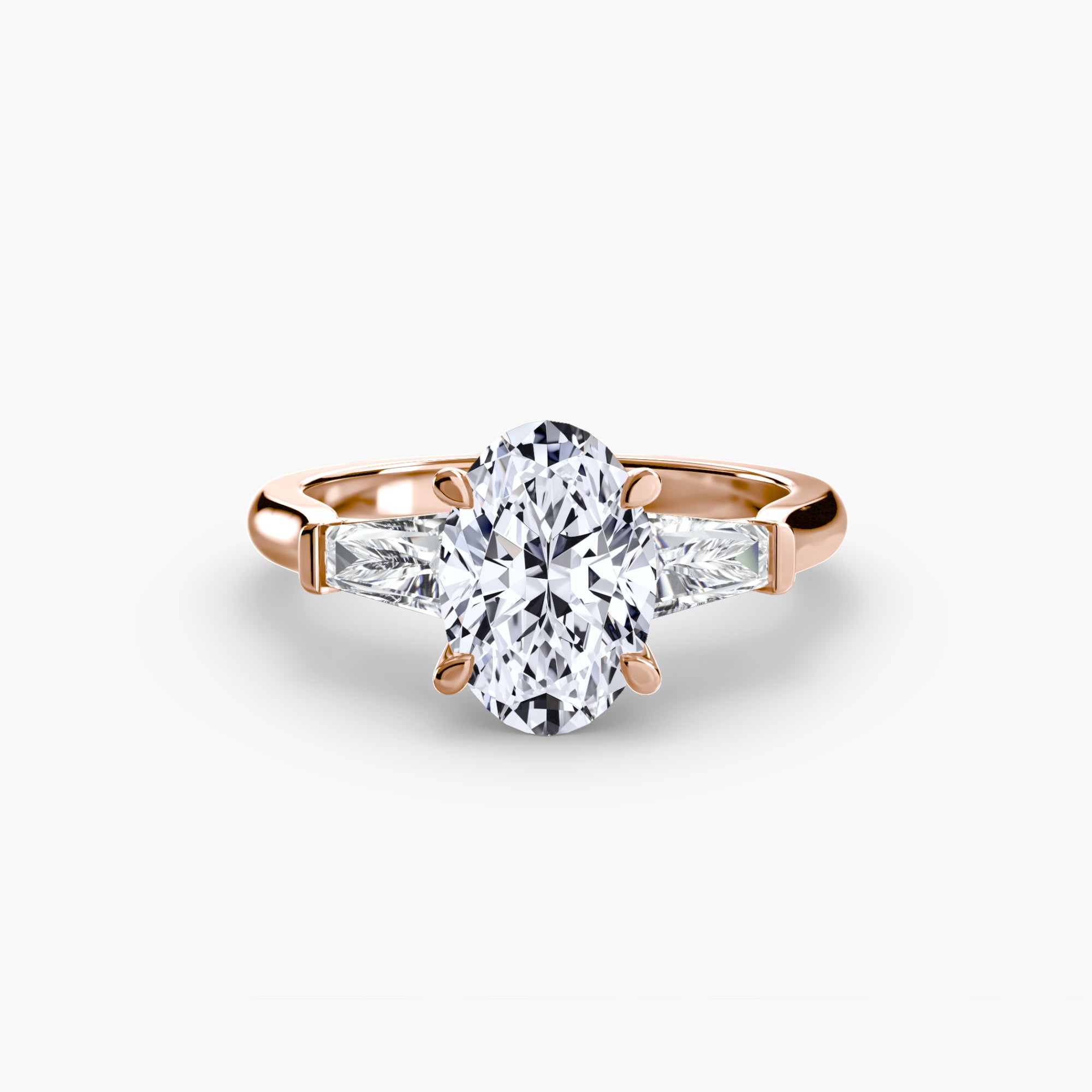Split Élan Pavé Solitaire