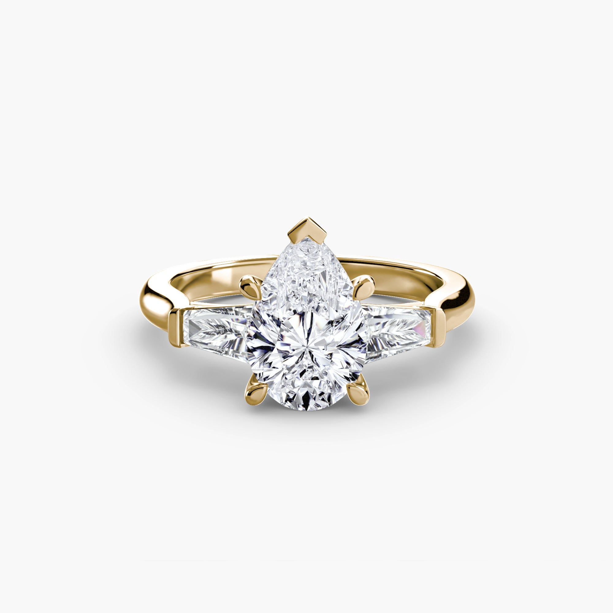 Split Élan Pavé Solitaire