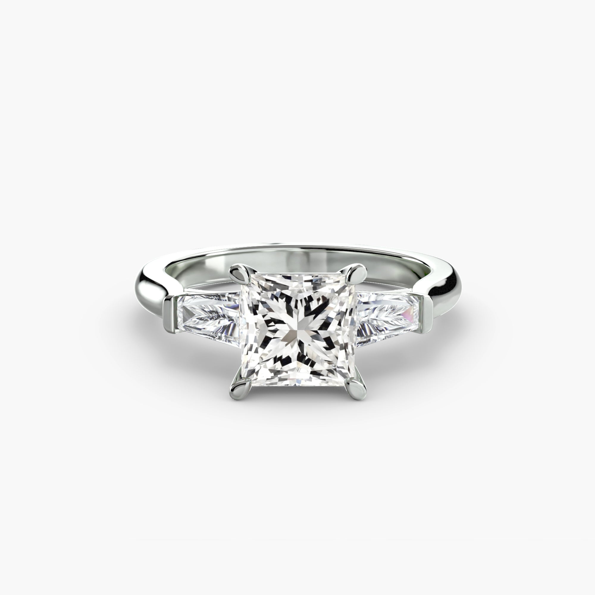 Split Élan Pavé Solitaire