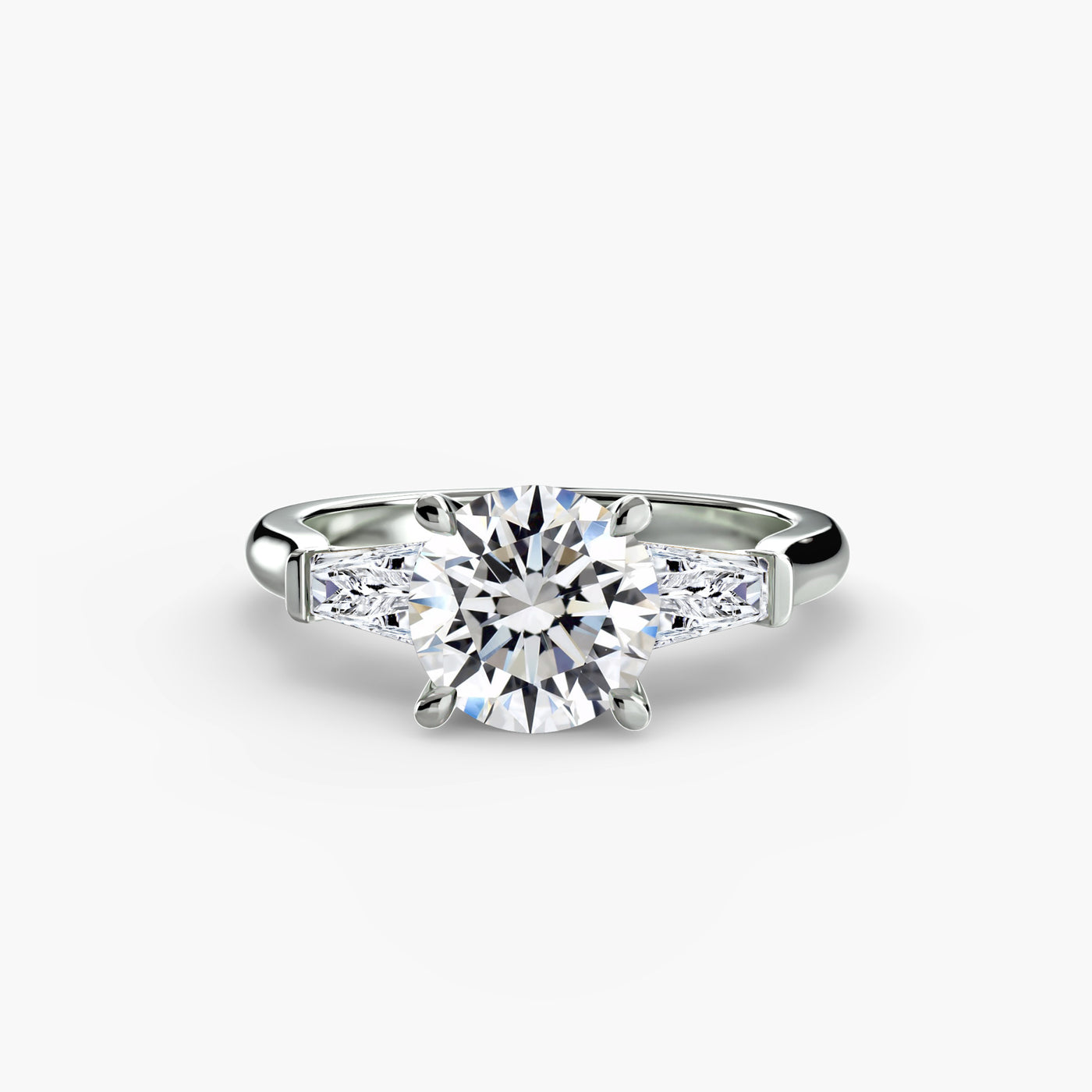 Split Élan Pavé Solitaire