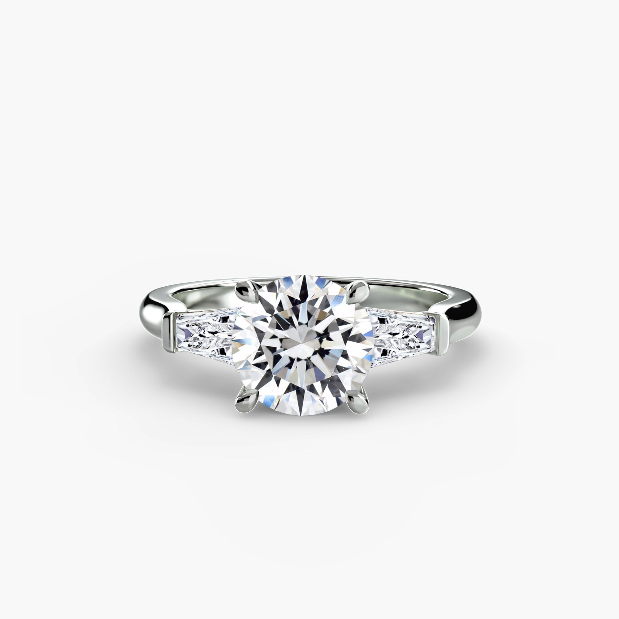 Split Élan Pavé Solitaire