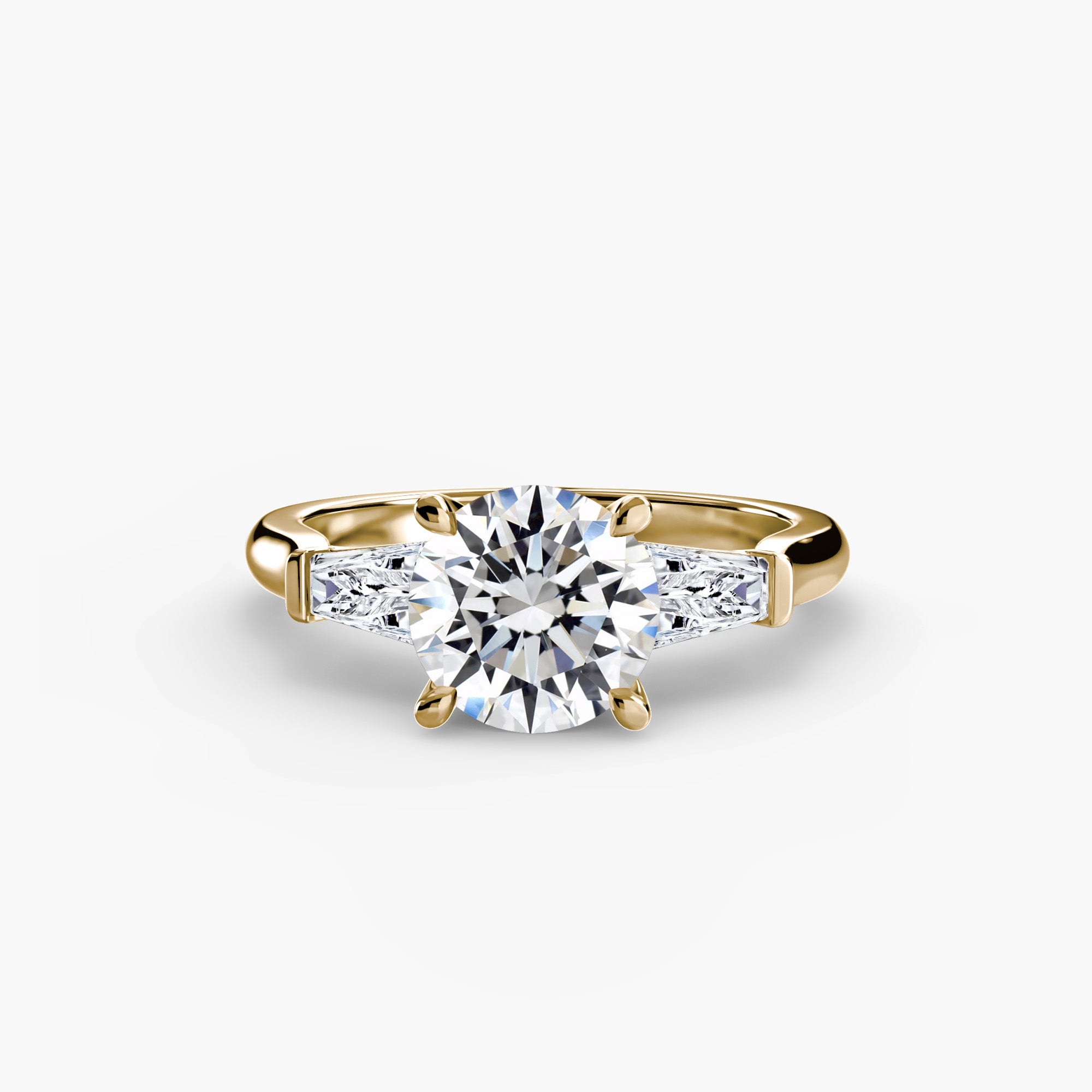 Split Élan Pavé Solitaire