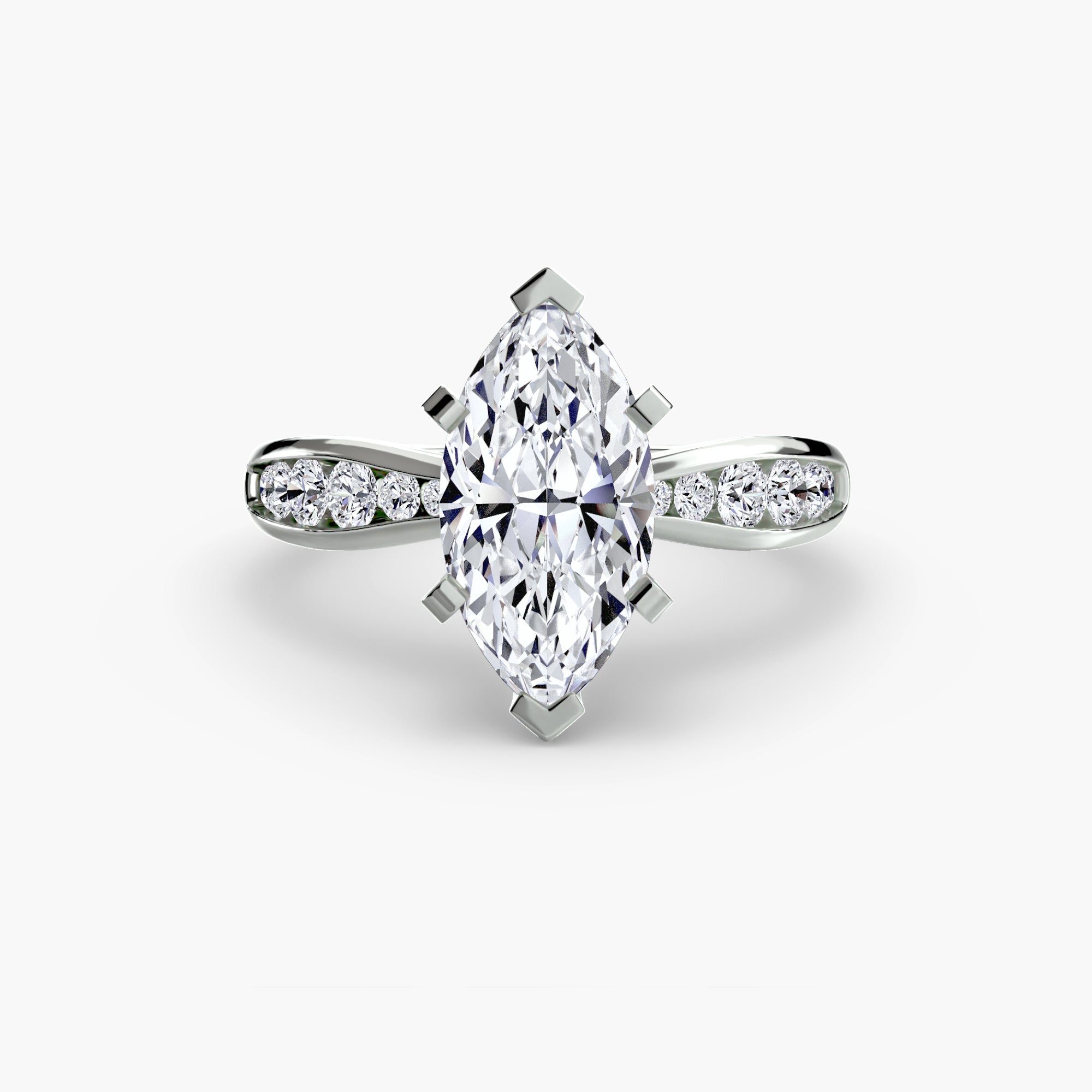 Emerald Whisper Pavé
