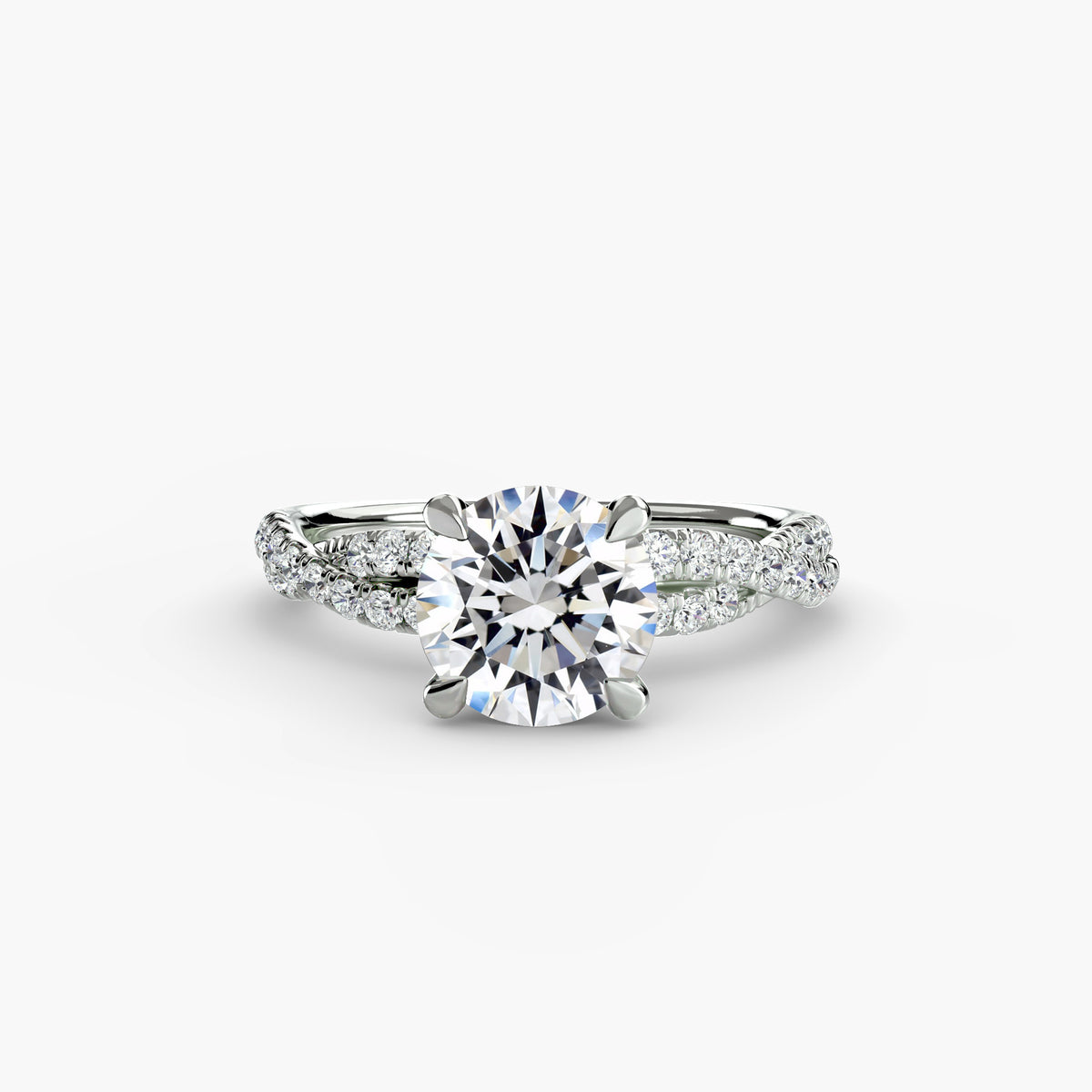 Imperial Pavé Band Solitaire