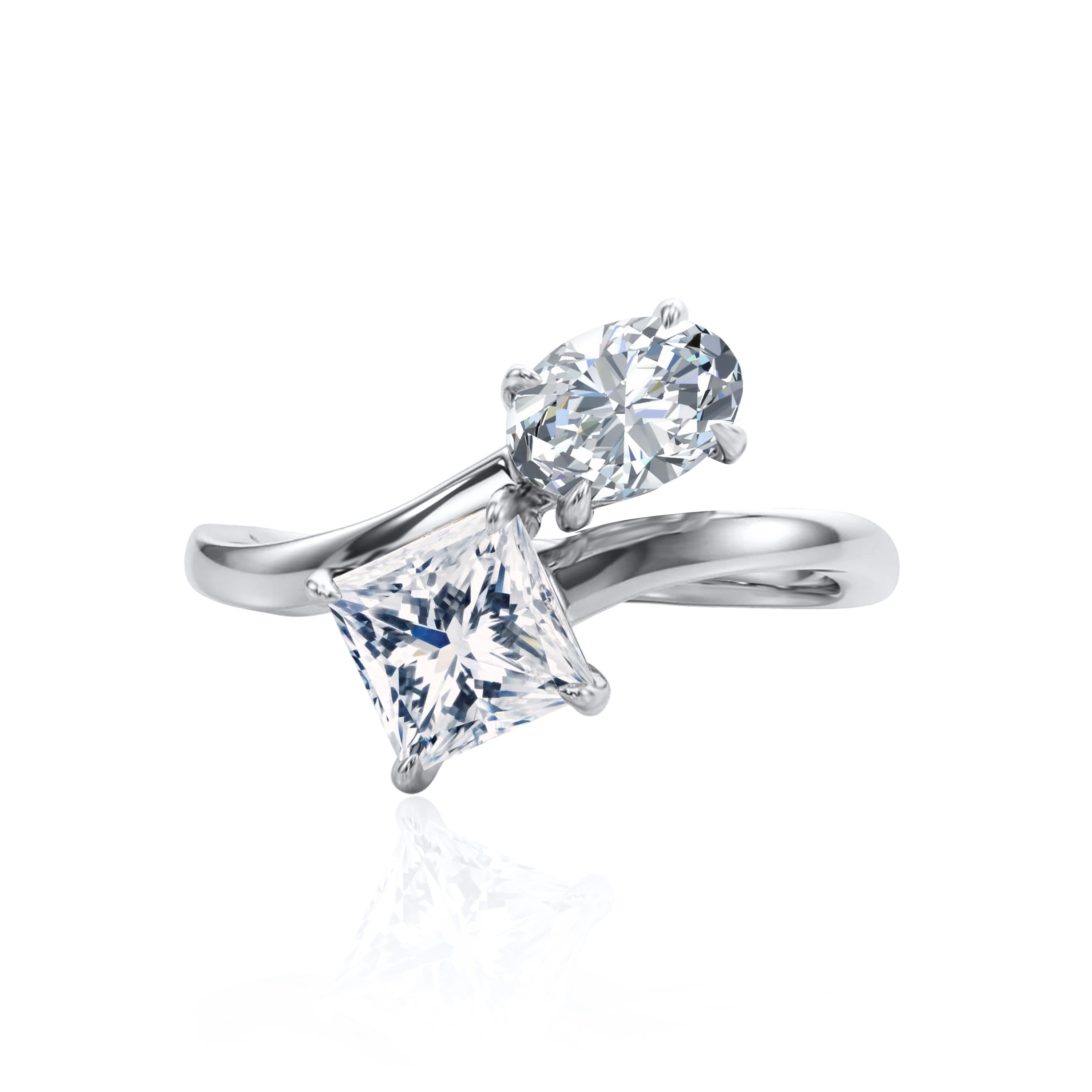 #Metal_14K White Gold#Shape_Princess#Metal_18K White Gold#Metal_Platinum