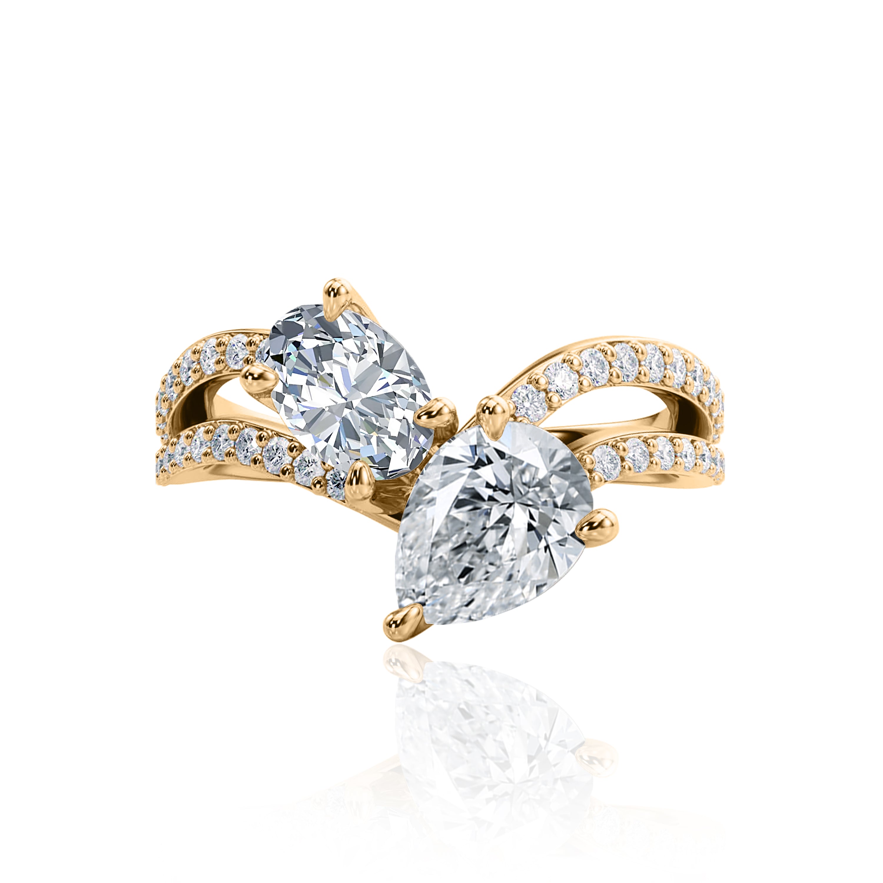 #Metal_14K Yellow Gold#Shape_Pear#Metal_18K Yellow Gold