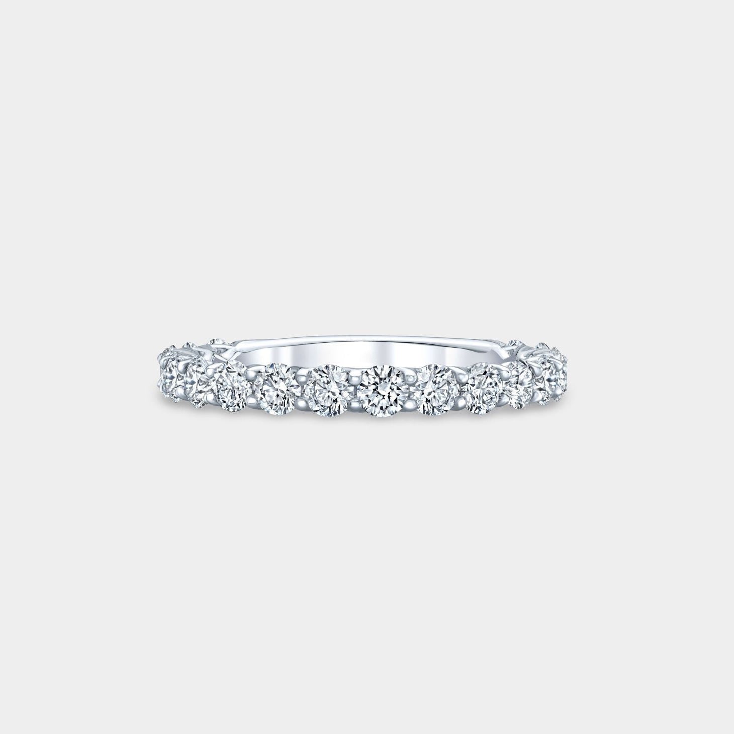 1ct Round Diamond Eloise Trellis Platinum 2.50mm Wedding Band