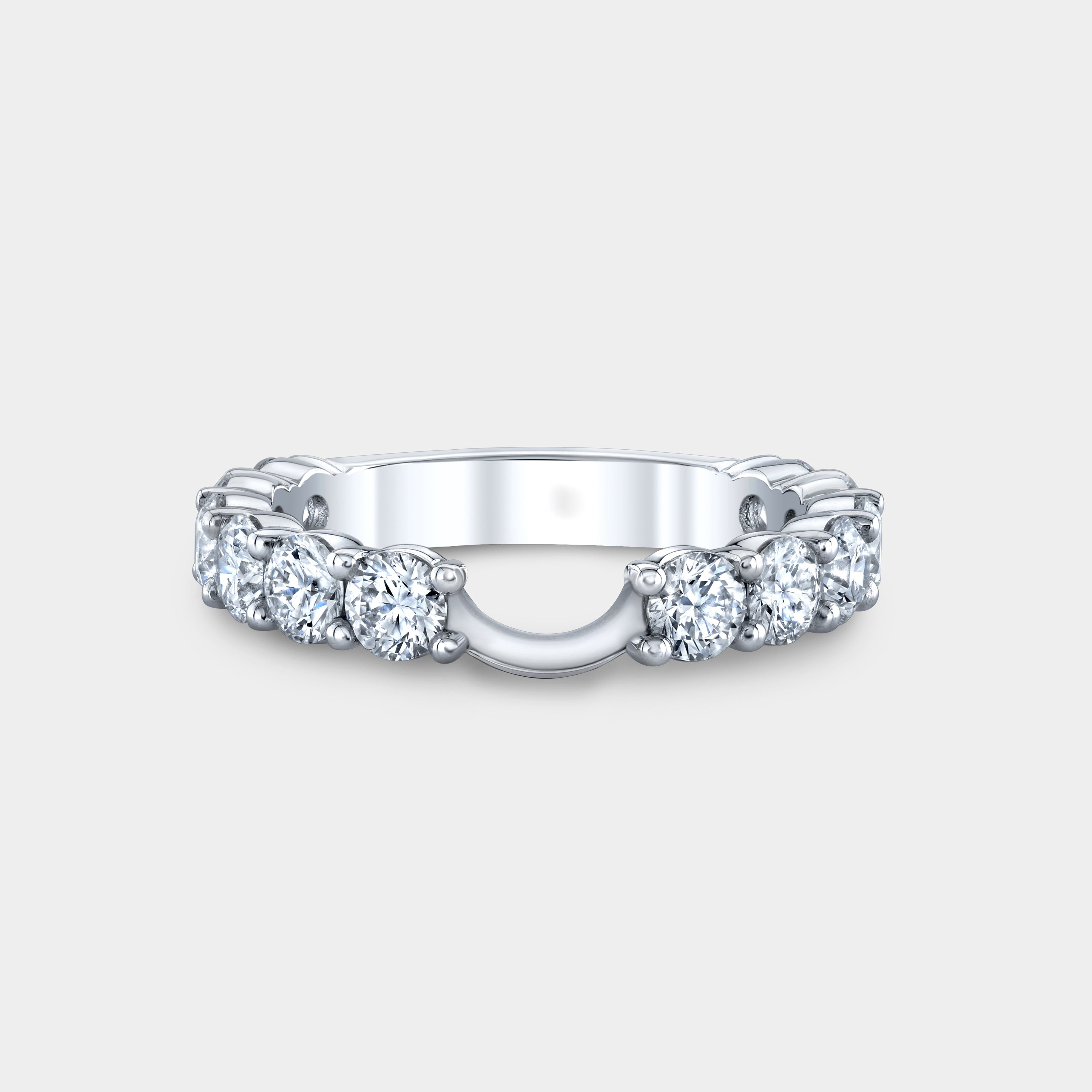 1.50ct Sophia Contour Diamond Platinum Wedding Band