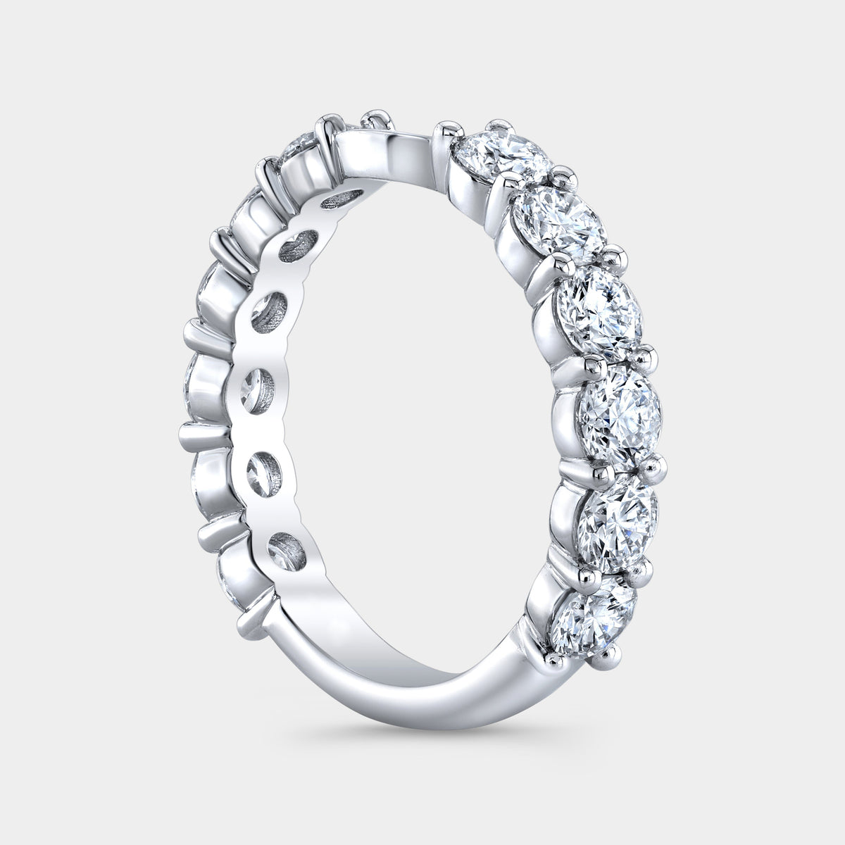 1.50ct Sophia Contour Diamond Platinum Wedding Band