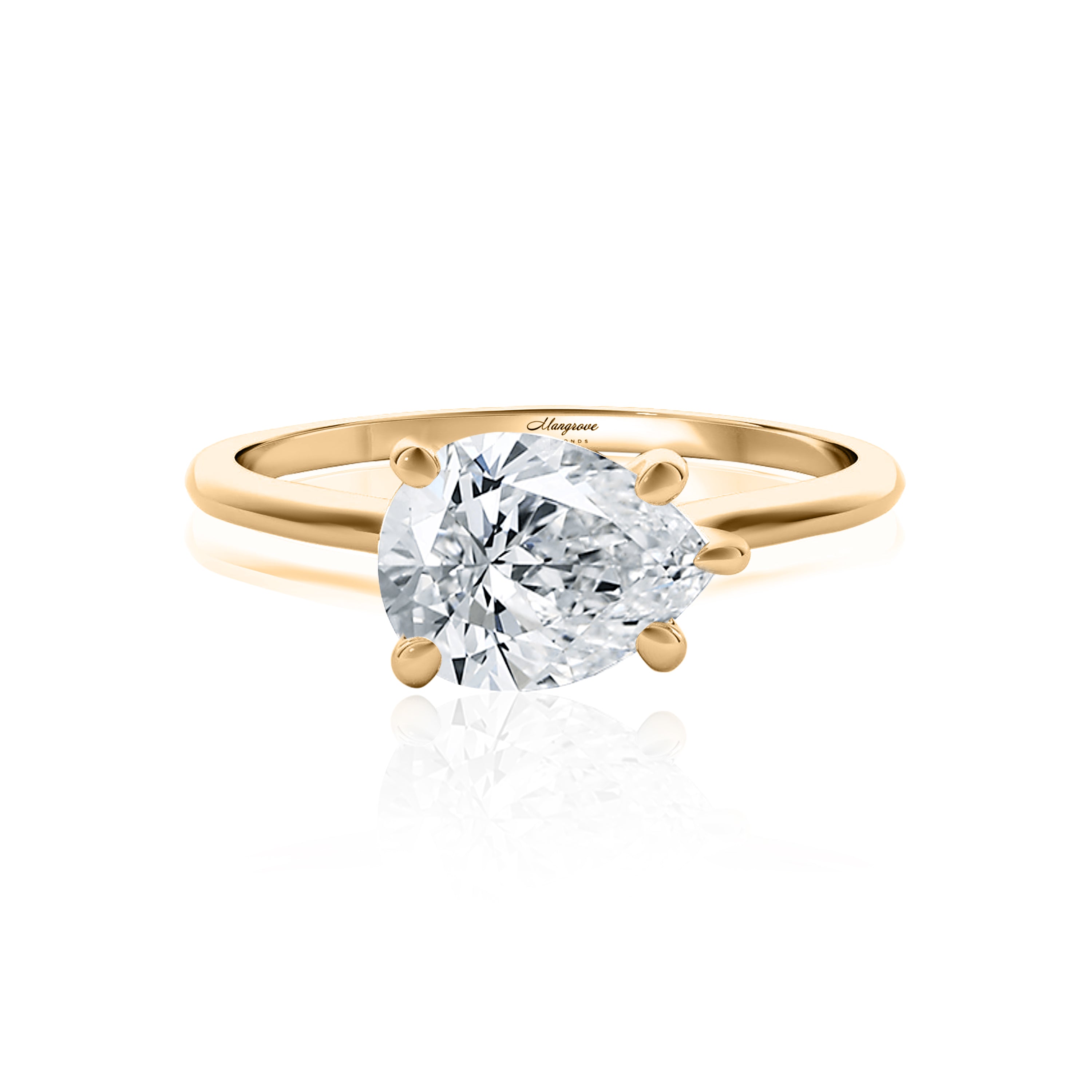 #Metal_14K Yellow Gold#Prong_Standard#Shape_Pear#Metal_18K Yellow Gold
