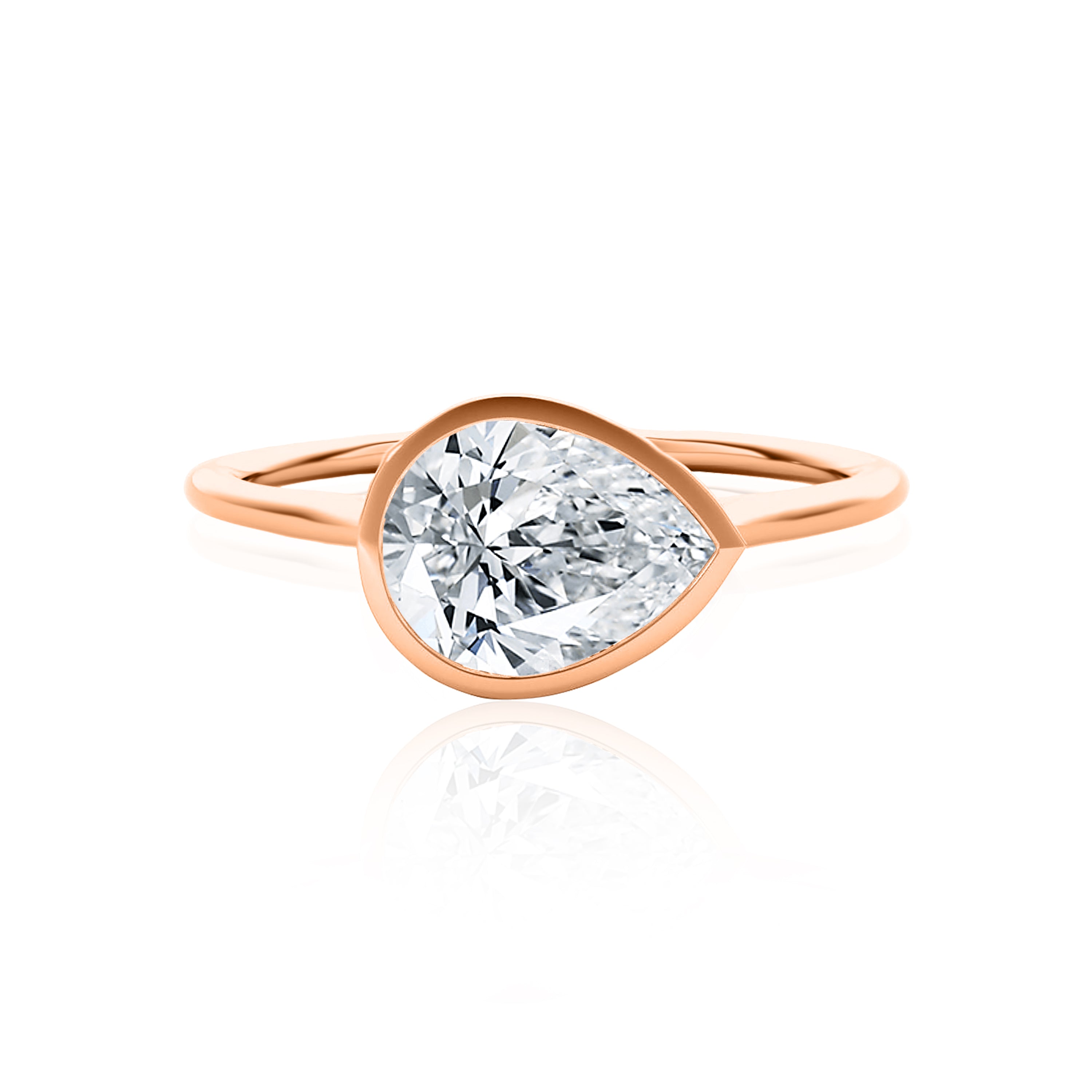 #Metal_14K Rose Gold#Shape_Pear