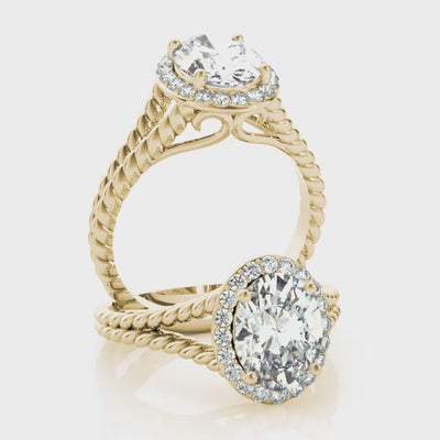 #Metal_14K Yellow Gold#Prong_Standard#Shape_Oval#Metal_18K Yellow Gold