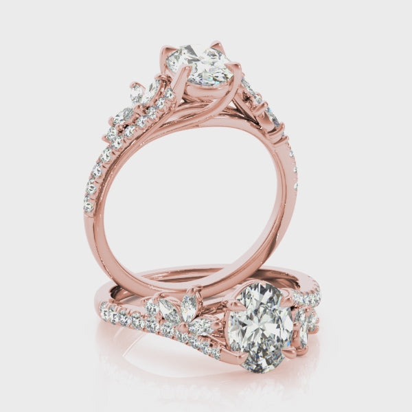 #Metal_14K Rose Gold#Shape_Oval