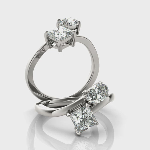 #Metal_14K White Gold#Shape_Princess#Metal_18K White Gold#Metal_Platinum