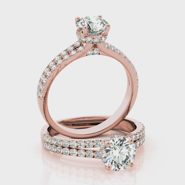 #Metal_14K Rose Gold#Shape_Round