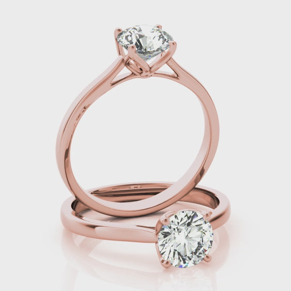 #Metal_14K Rose Gold#Shape_Round
