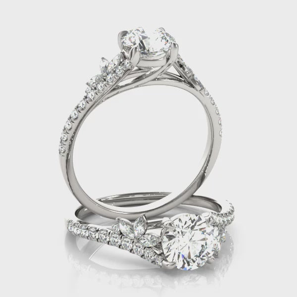 #Metal_14K White Gold#Shape_Round#Metal_18K White Gold#Metal_Platinum