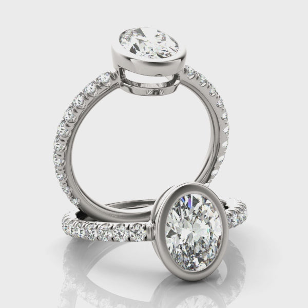 #Metal_14K White Gold#Shape_Oval#Metal_18K White Gold#Metal_Platinum