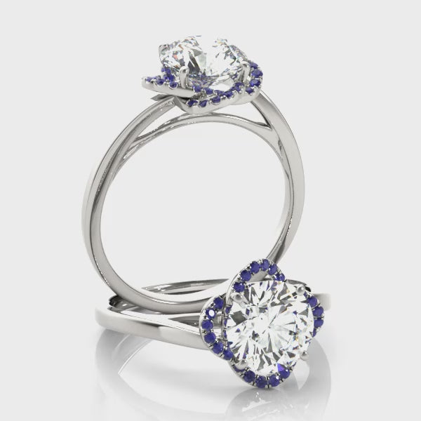 #Metal_14K White Gold#Prong_Standard#Shape_Round#Metal_18K White Gold#Metal_Platinum