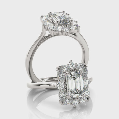 #Metal_14K White Gold#Shape_Emerald#Metal_18K White Gold#Metal_Platinum