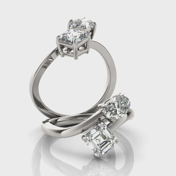 #Metal_14K White Gold#Shape_Asscher#Metal_18K White Gold#Metal_Platinum