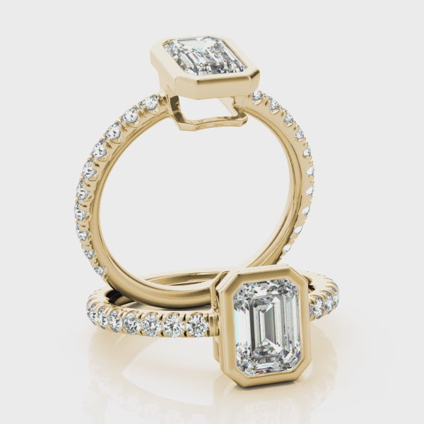 #Metal_14K Yellow Gold#Shape_Emerald#Metal_18K Yellow Gold
