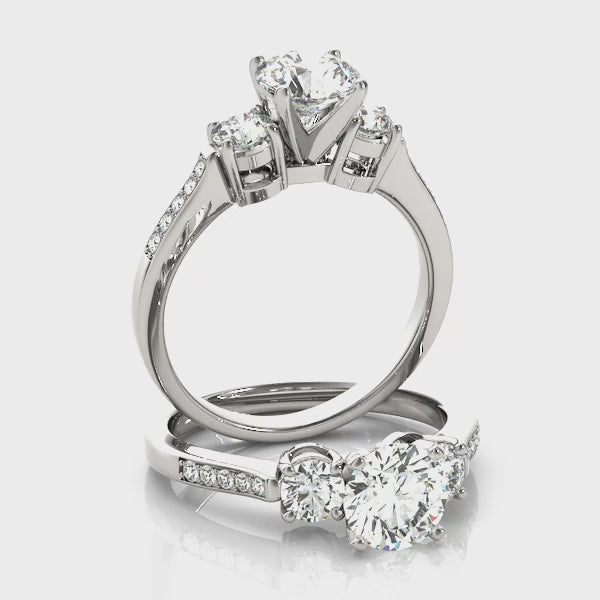 #Metal_14K White Gold#Prong_Standard#Shape_Round#Metal_18K White Gold#Metal_Platinum