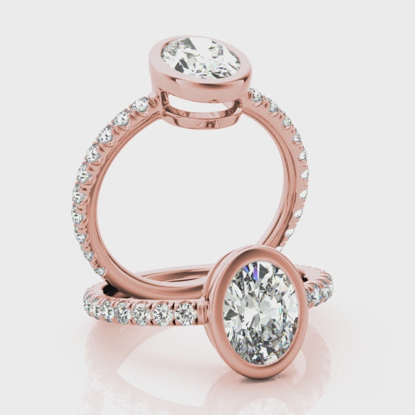 #Metal_14K Rose Gold#Shape_Oval
