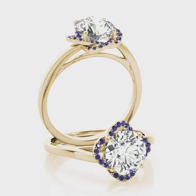 #Metal_14K Yellow Gold#Prong_Standard#Shape_Round#Metal_18K Yellow Gold