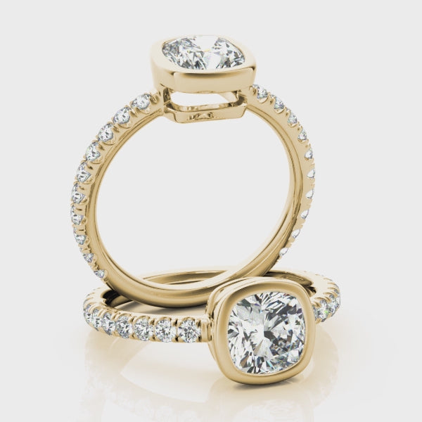 #Metal_14K Yellow Gold#Shape_Cushion#Metal_18K Yellow Gold