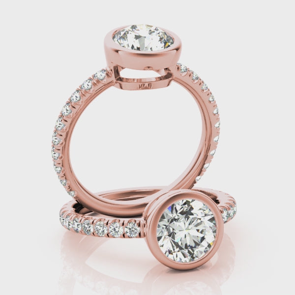 #Metal_14K Rose Gold#Shape_Round