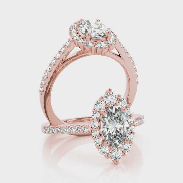 #Metal_14K Rose Gold#Shape_Oval
