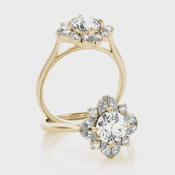 #Metal_14K Yellow Gold#Shape_Round#Metal_18K Yellow Gold