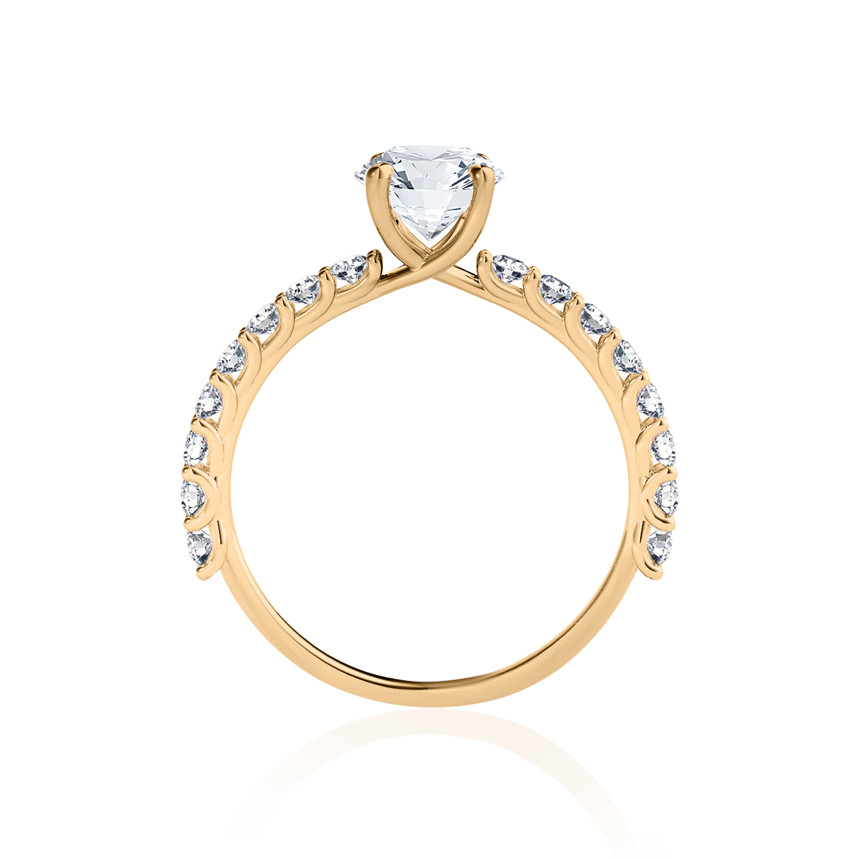 #Metal_14K Yellow Gold#Prong_Standard#Shape_Round#Metal_18K Yellow Gold