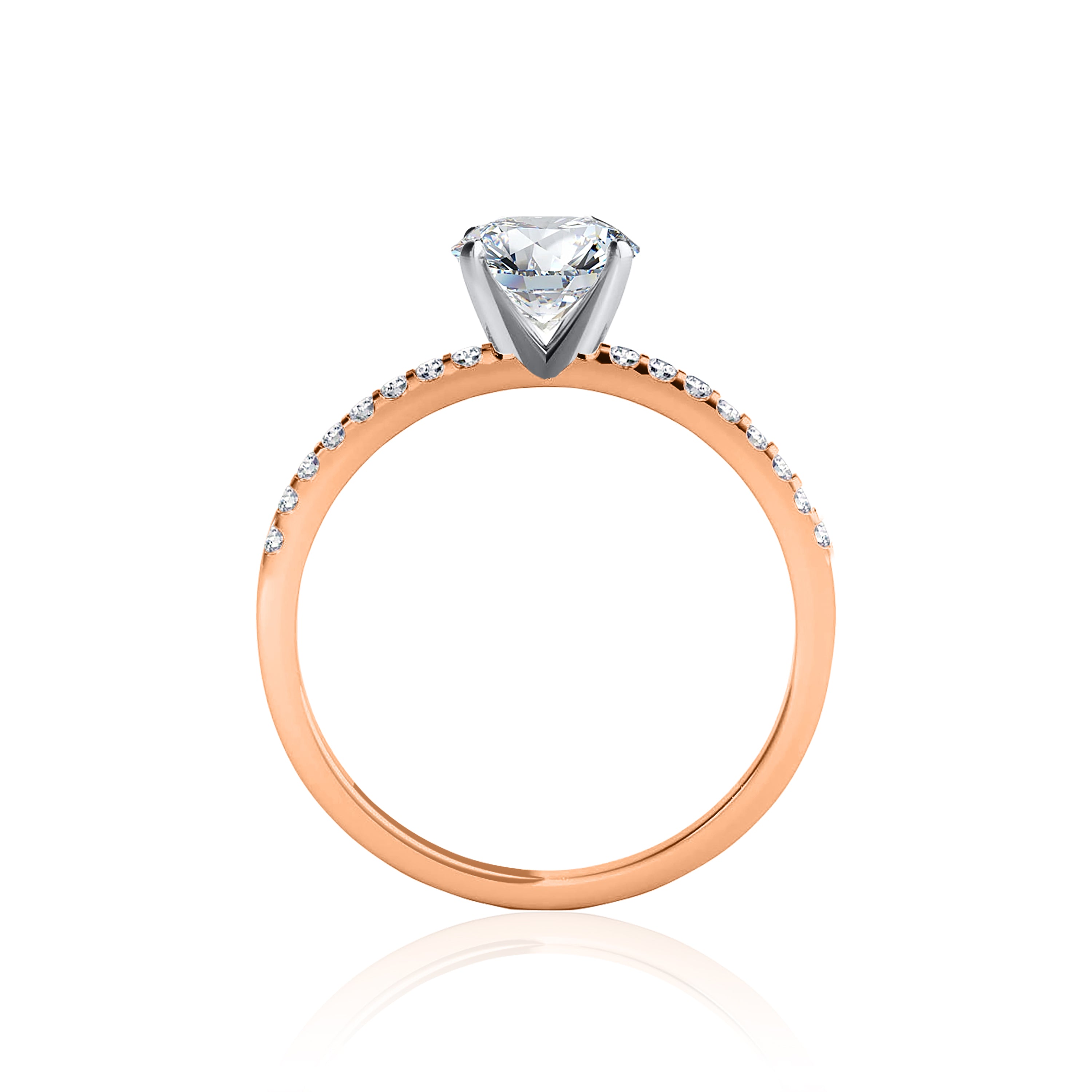 #Metal_14K Rose Gold#Shape_Round