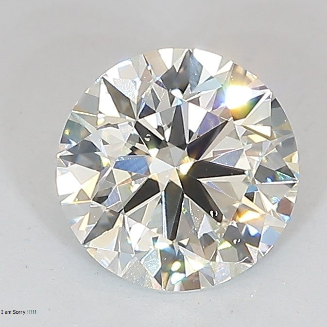 Round Lab Created Diamond