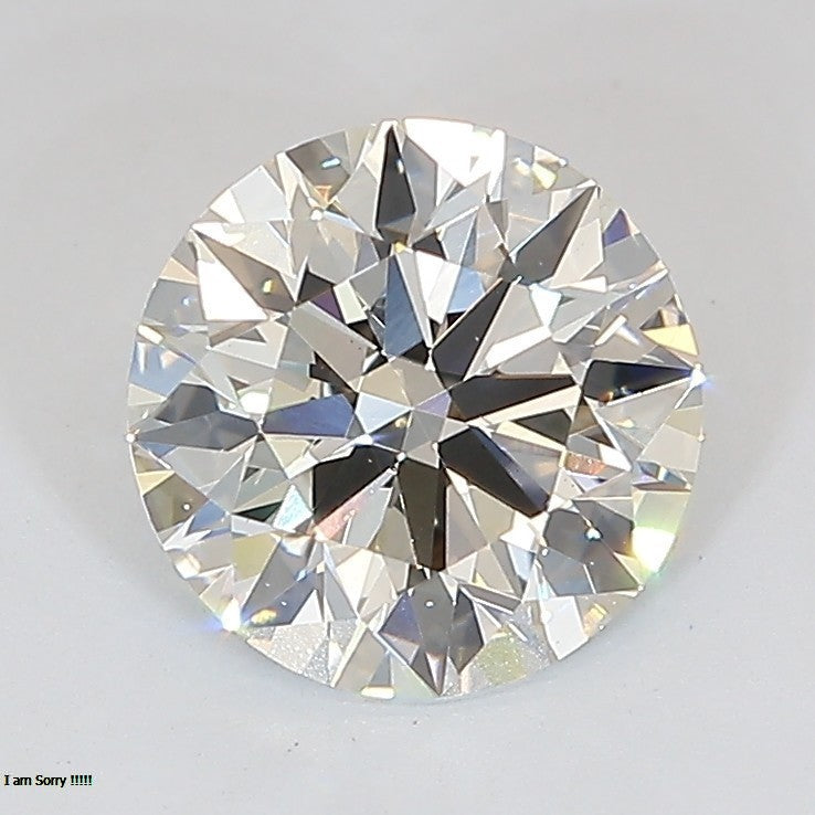 Round Lab Created Diamond