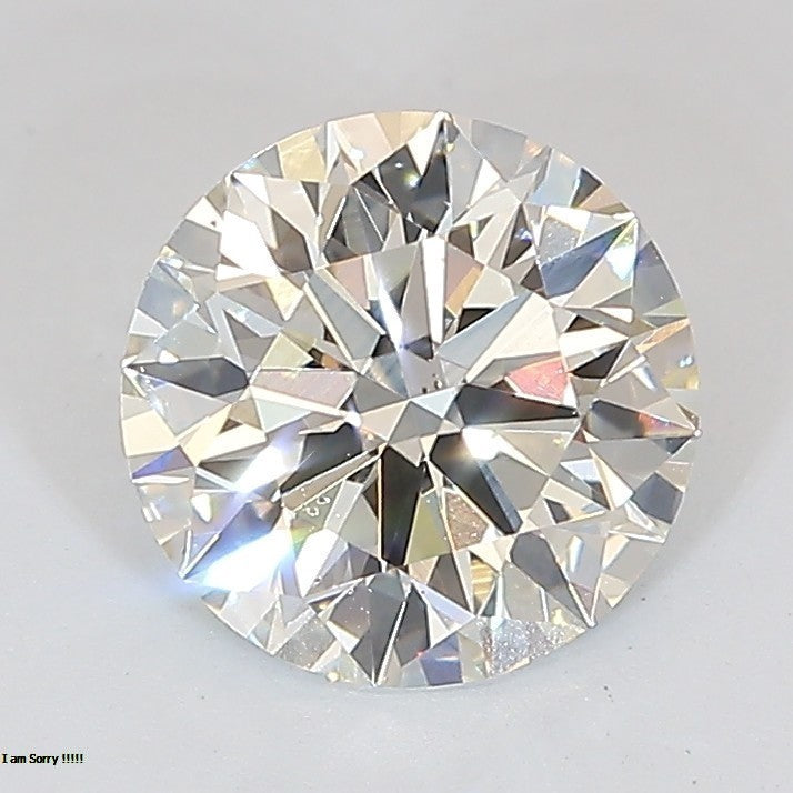 Round Lab Created Diamond
