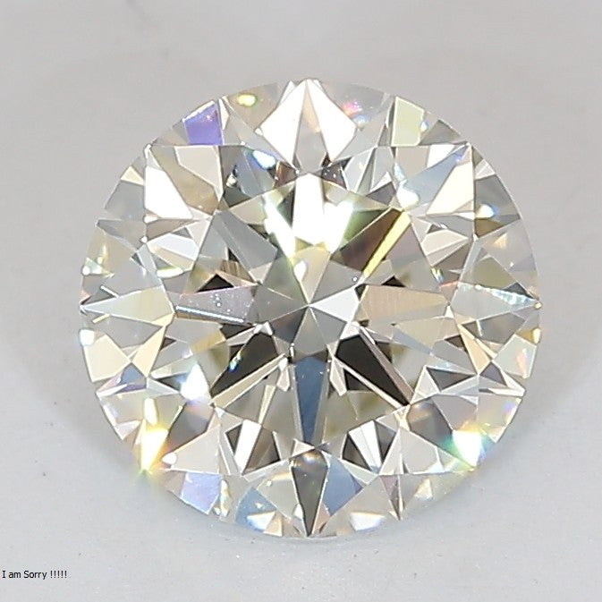 Round Lab Created Diamond