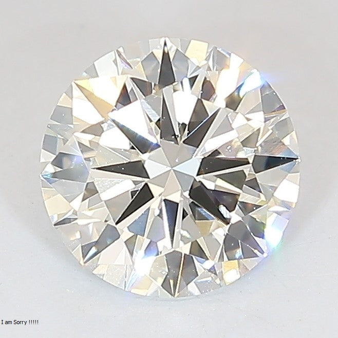 Round Lab Created Diamond