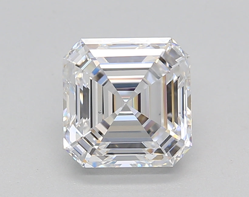 SQUARE Emerald Lab Created Diamond
